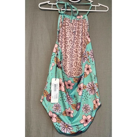 PEEK Girl’s Feather 4 Arrow NORDSTROM One Piece Flower Swimsuit SIZE Medium 8 - Picture 8 of 9